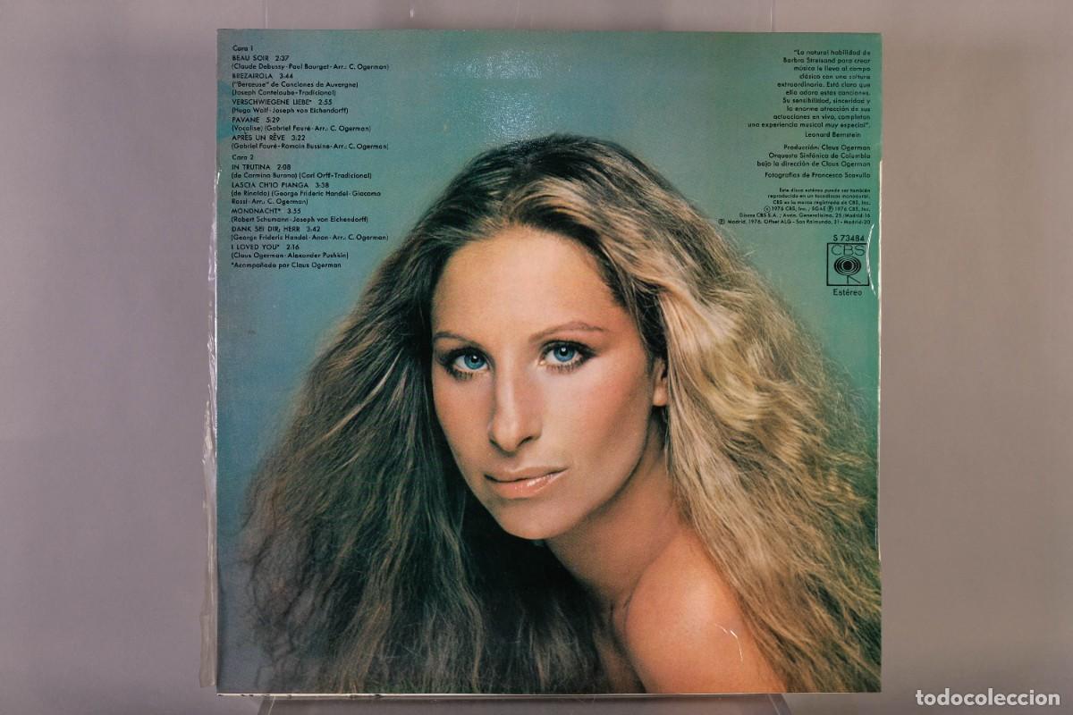 Discos de vinilo: DISCO DE VINILO LP - BARBRA STREISAND - CLASSICAL - CBS - Foto 2