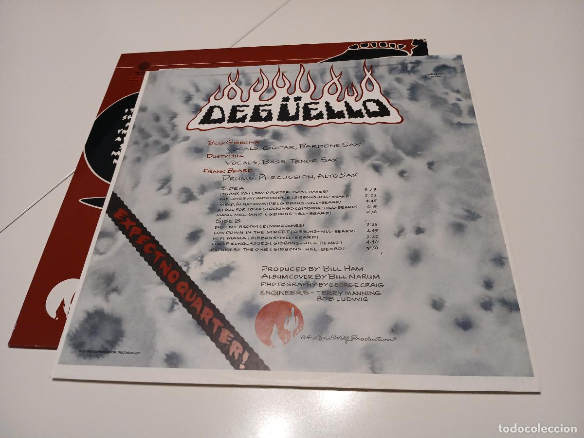 Discos de vinilo: ZZ Top &ndash; Deg&uuml;ello- LP disco vinilo - Foto 6