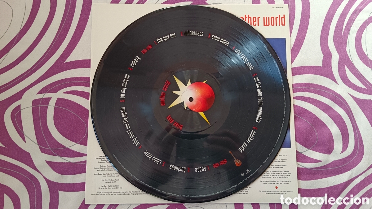 Discos de vinilo: Brian May - Another World Picture Disc - Foto 4