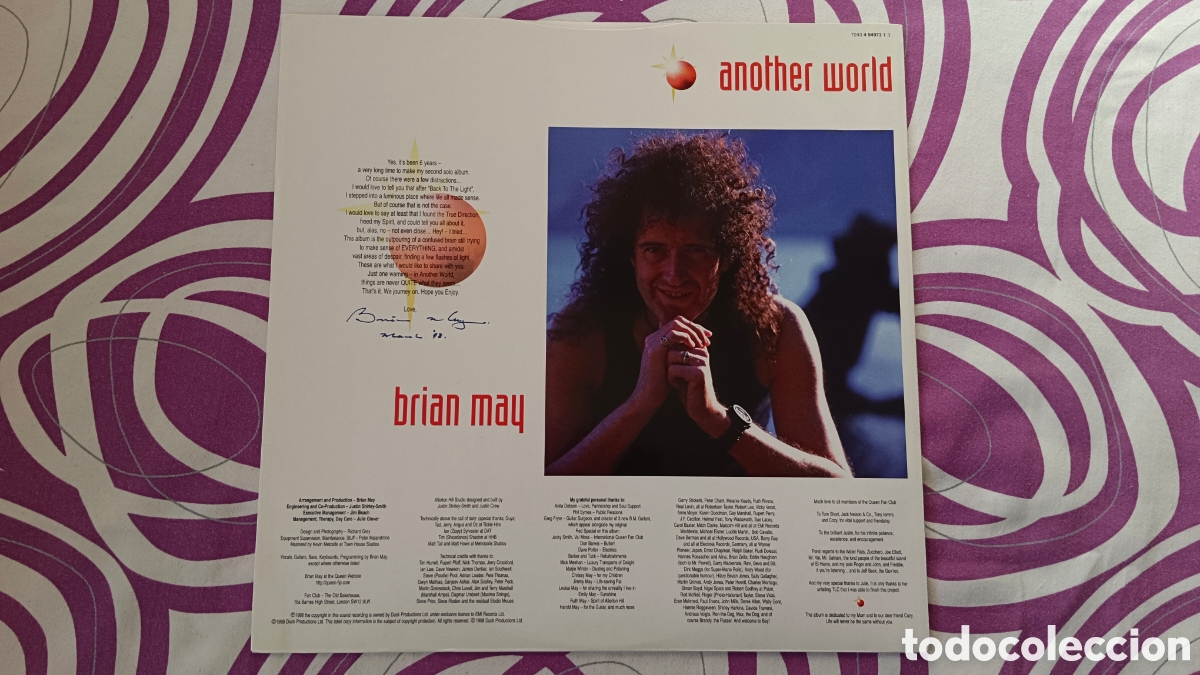 Discos de vinilo: Brian May - Another World Picture Disc - Foto 5