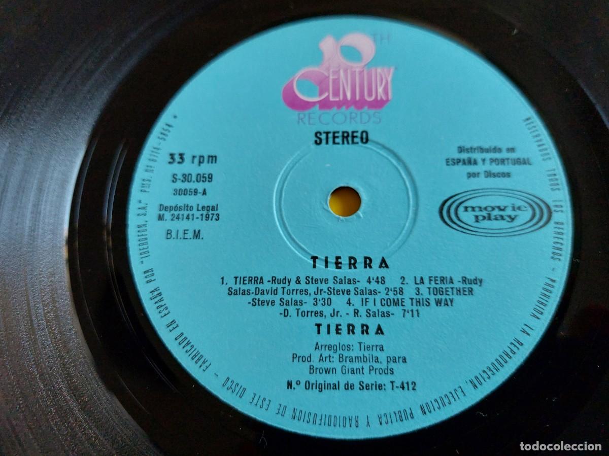 Discos de vinilo: TIERRA - LP Spain 1&ordf; ED. * MINT * 20 CENTURY S-30.059 * A&Ntilde;O 1973 - Foto 3