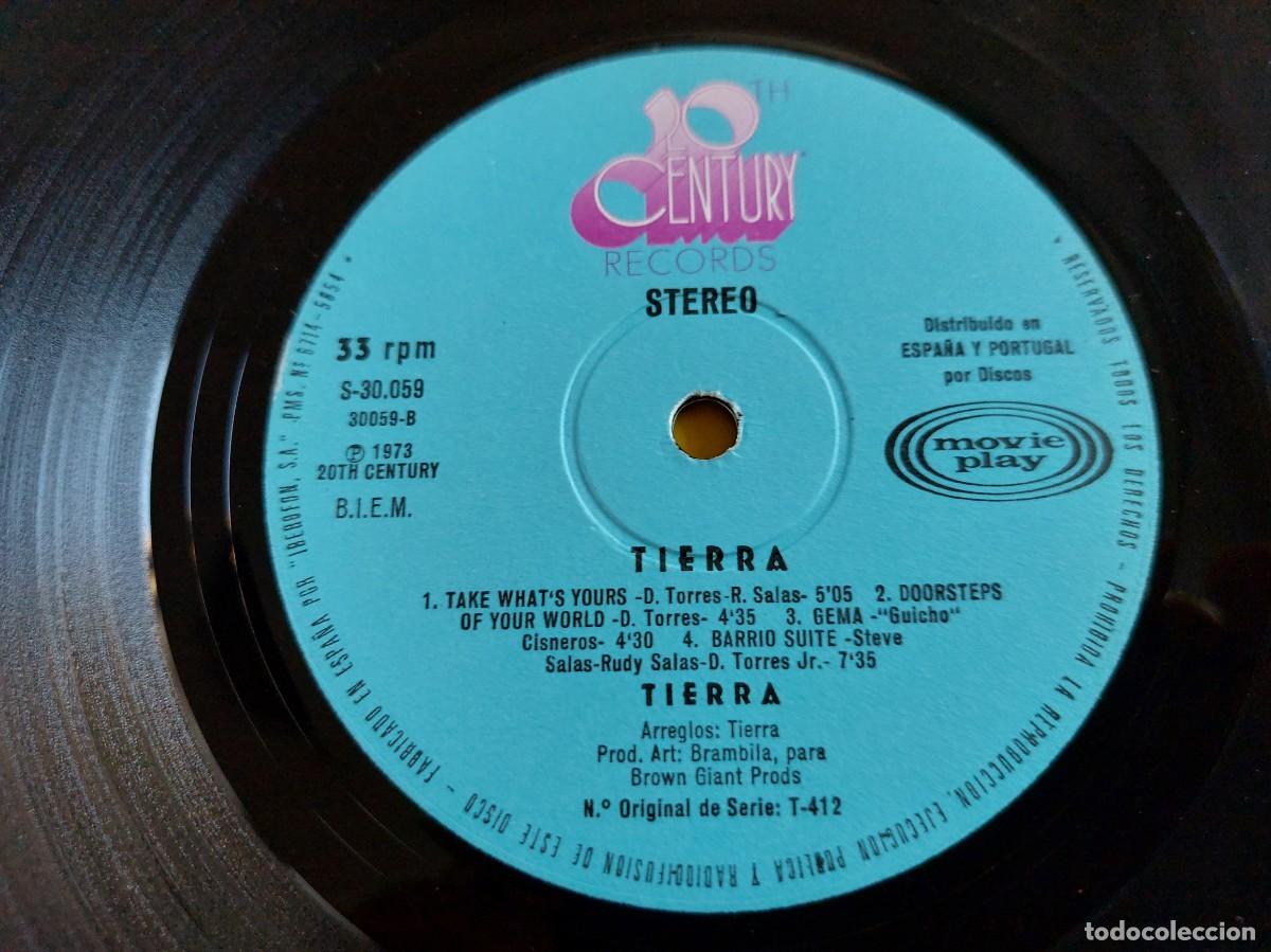 Discos de vinilo: TIERRA - LP Spain 1&ordf; ED. * MINT * 20 CENTURY S-30.059 * A&Ntilde;O 1973 - Foto 4