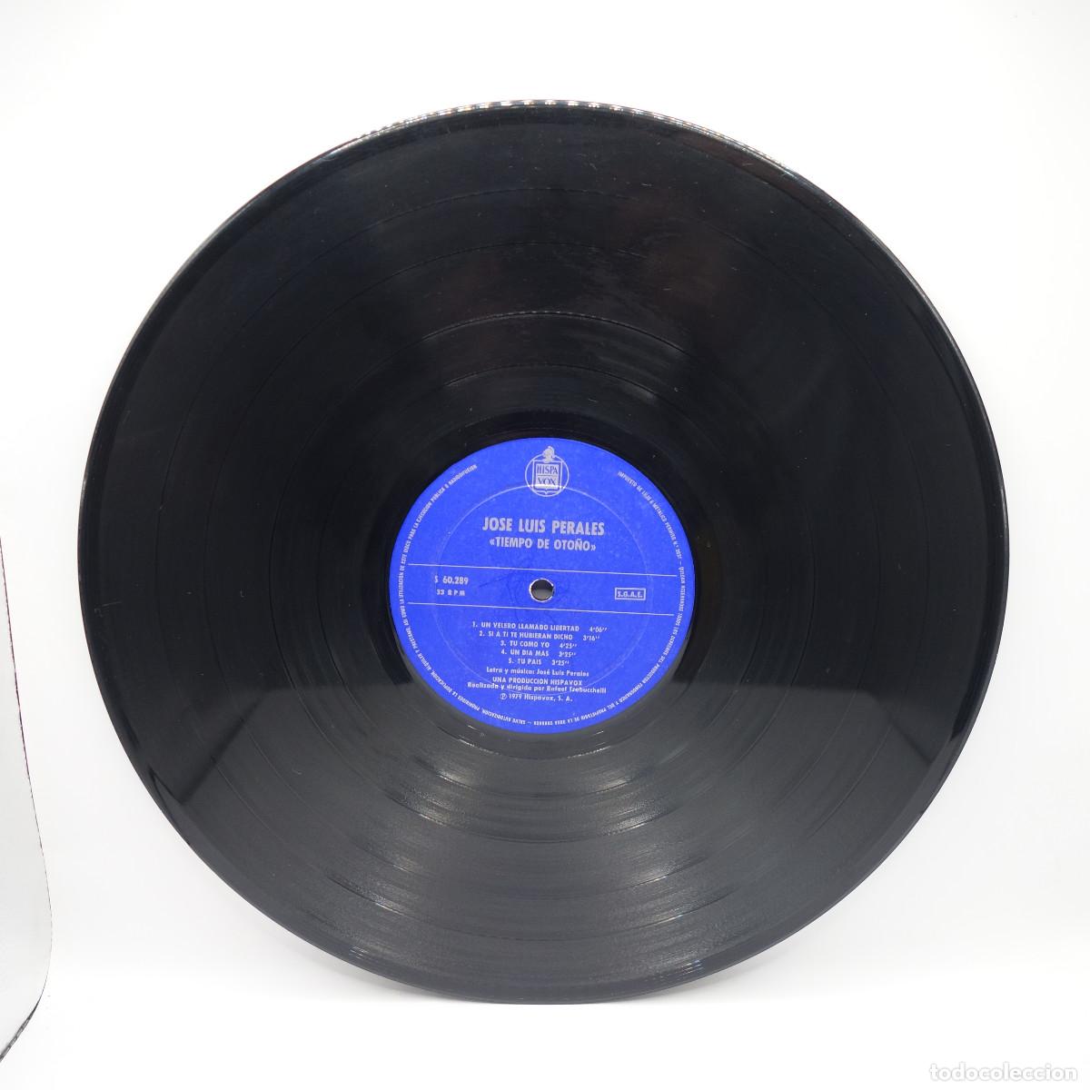 Discos de vinilo: JOSE LUIS PERALES - TIEMPO DE OTO&Ntilde;O - Foto 4