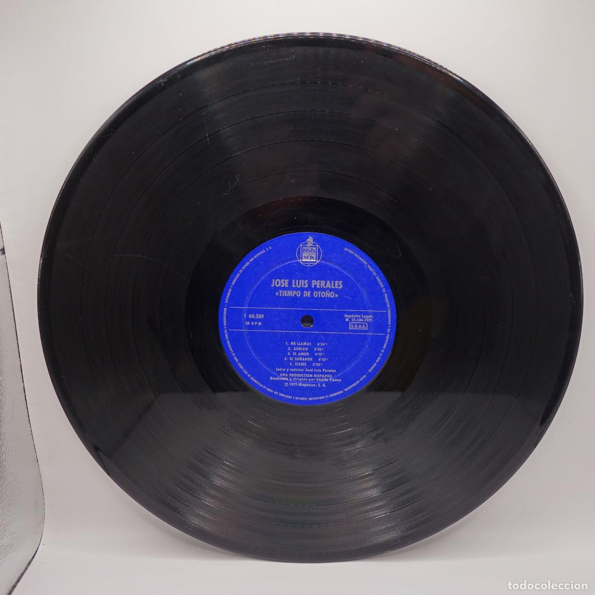 Discos de vinilo: JOSE LUIS PERALES - TIEMPO DE OTO&Ntilde;O - Foto 6