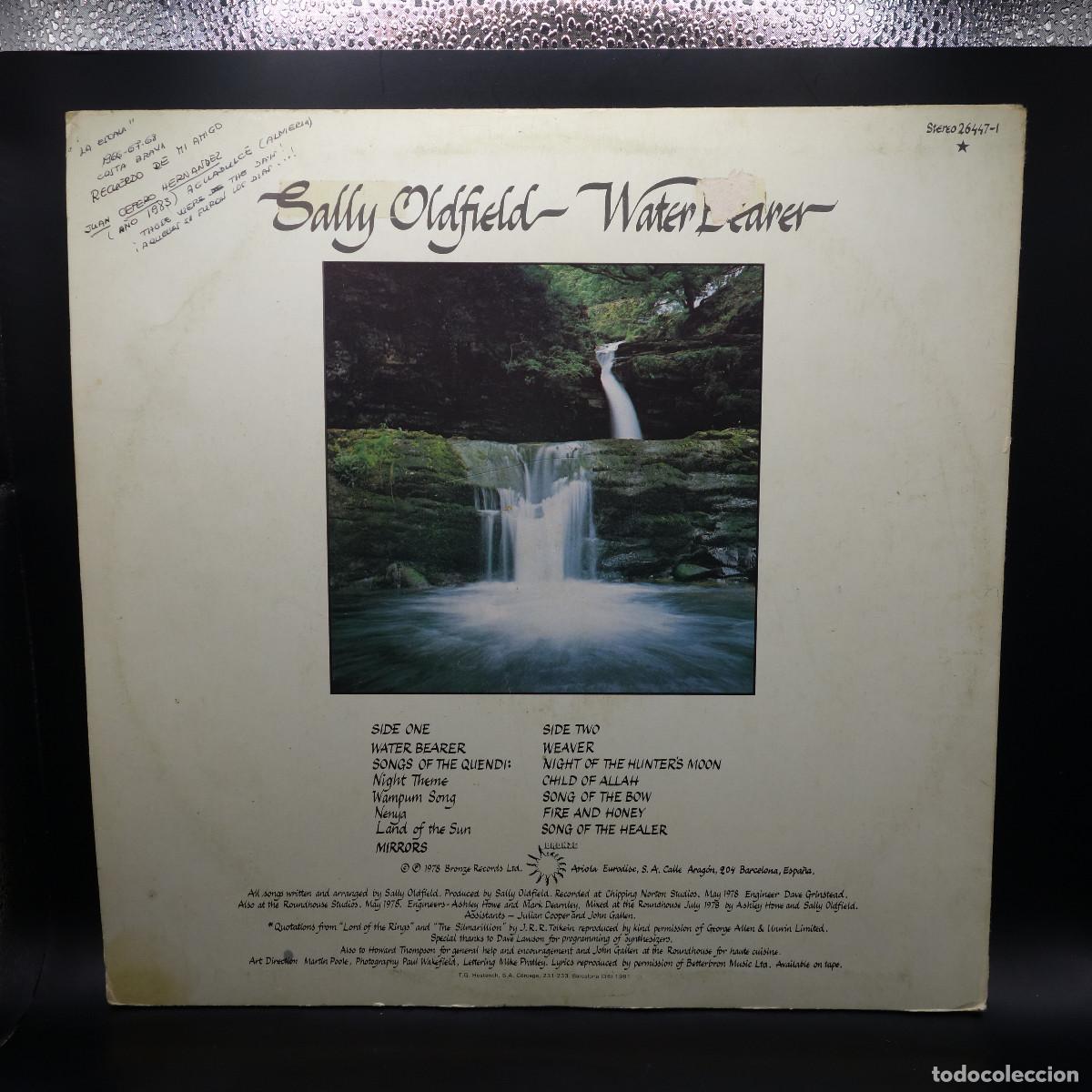 Discos de vinilo: SALLY OLDFIELD - WATER BEARER - Foto 2
