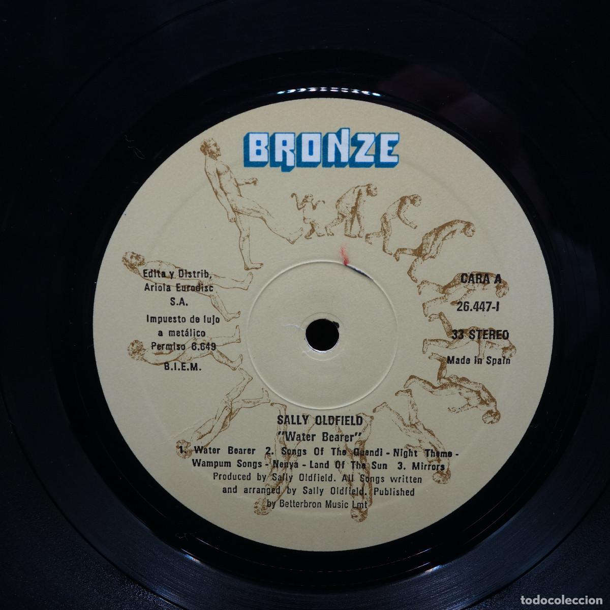 Discos de vinilo: SALLY OLDFIELD - WATER BEARER - Foto 6