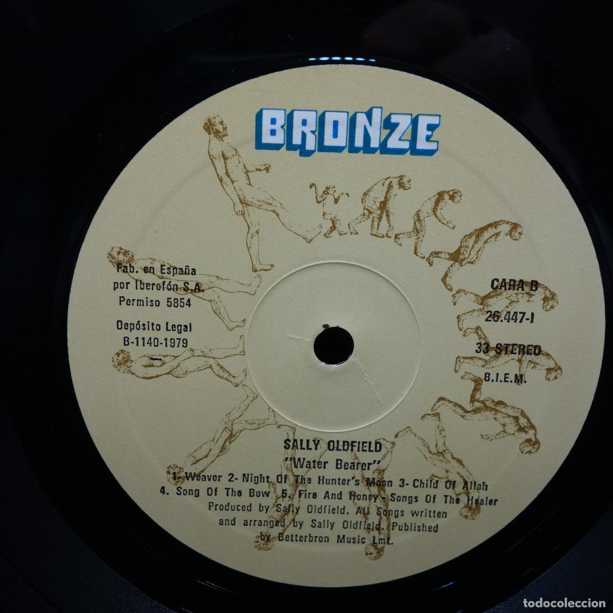 Discos de vinilo: SALLY OLDFIELD - WATER BEARER - Foto 8