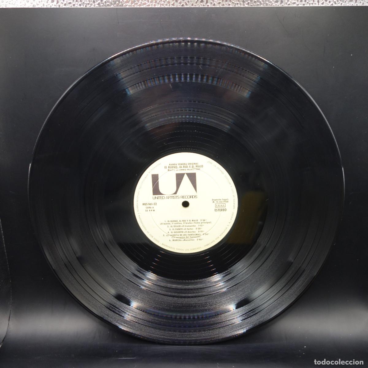 Discos de vinilo: EL BUENO EL FEO Y EL MALO - BSO - Foto 3