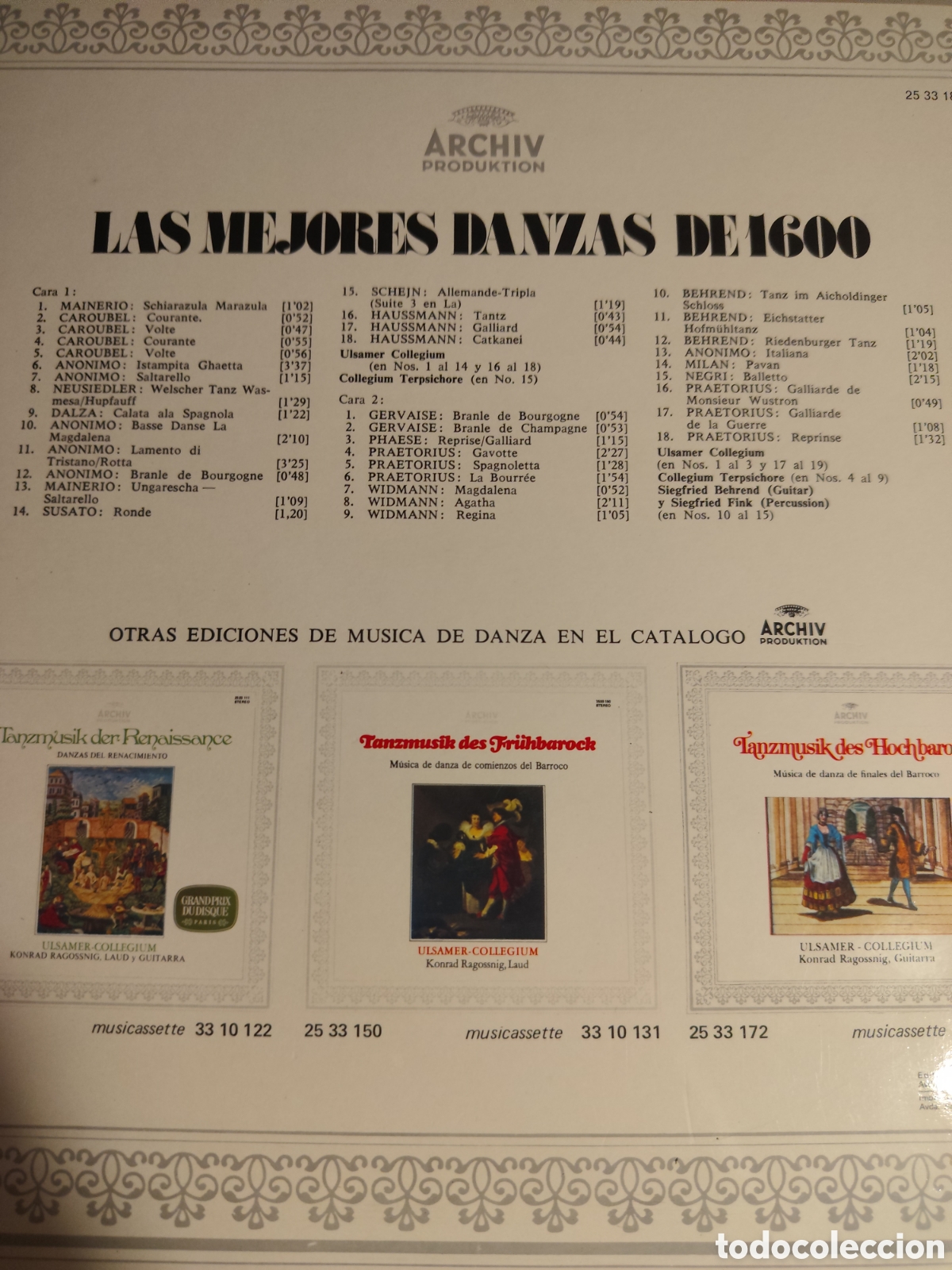 Discos de vinilo: Las mejores danzas de 1600 - Foto 2