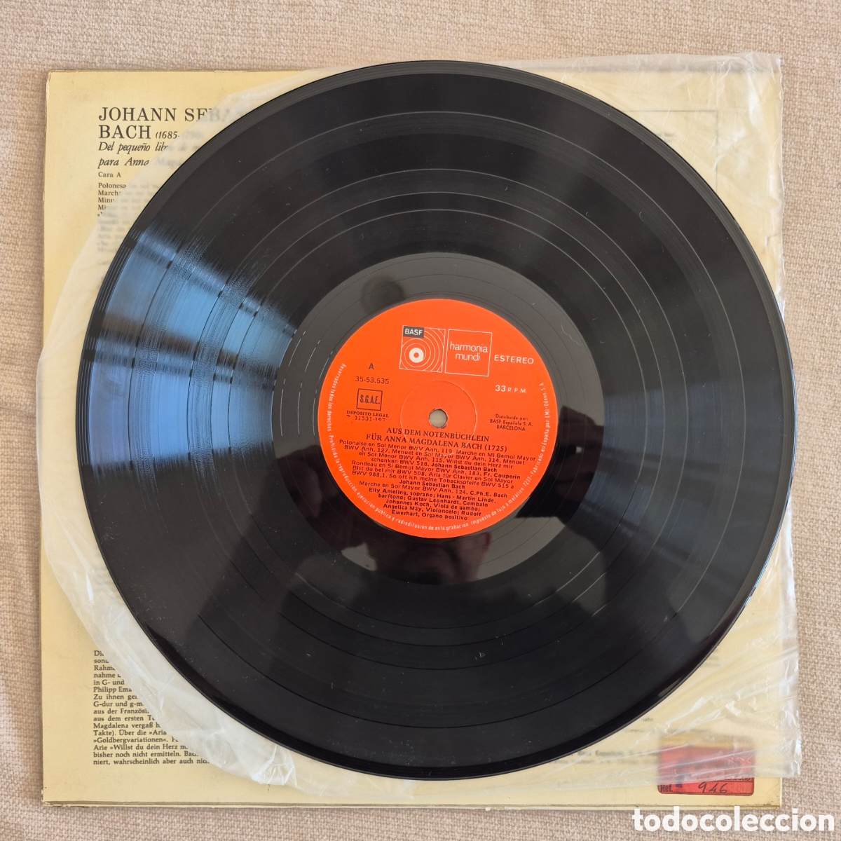 Discos de vinilo: Bach Aus Dem Notenb&uuml;chlein Der Ann - Foto 3