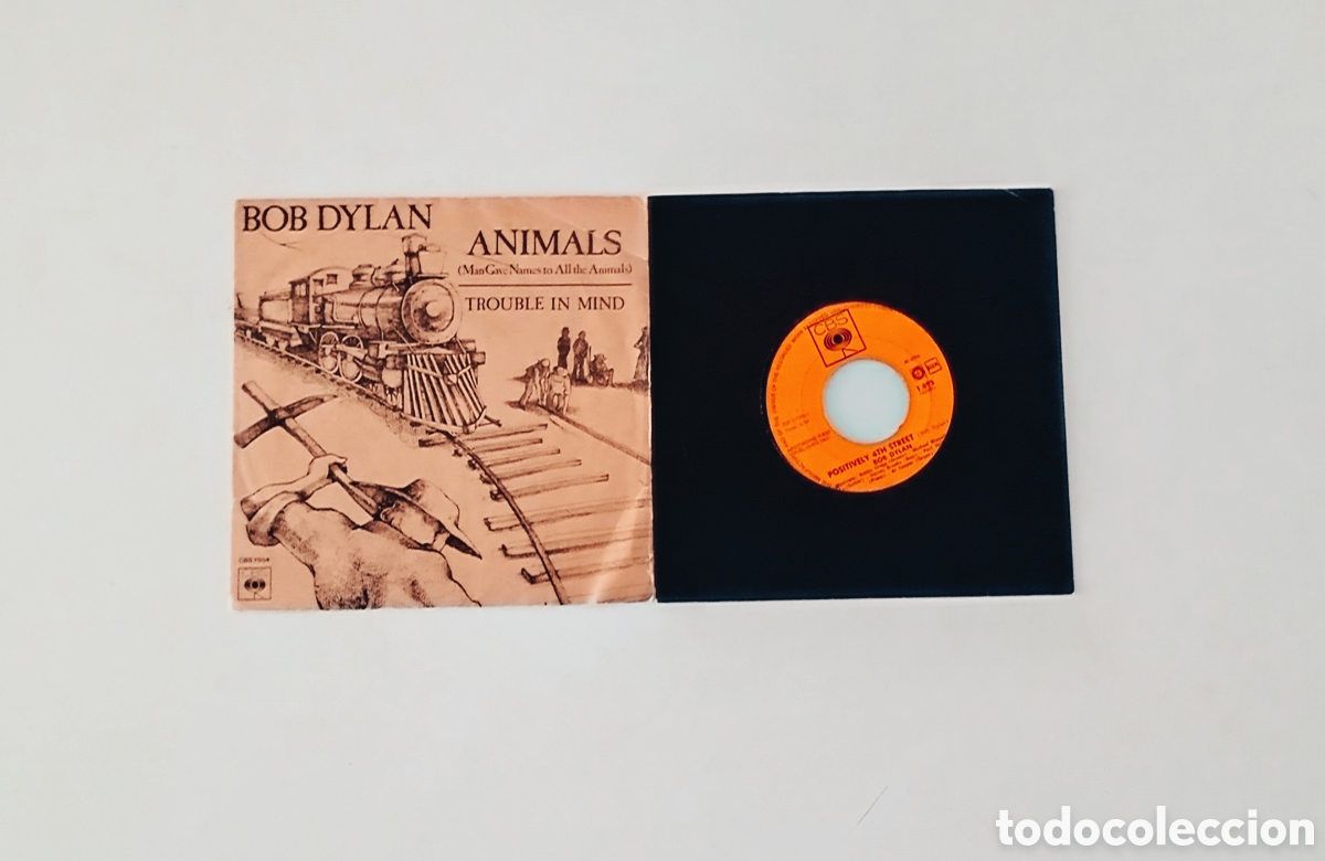 Discos de vinilo: BOB DYLAN - lote de 2 discos de vinilo single - Foto 1