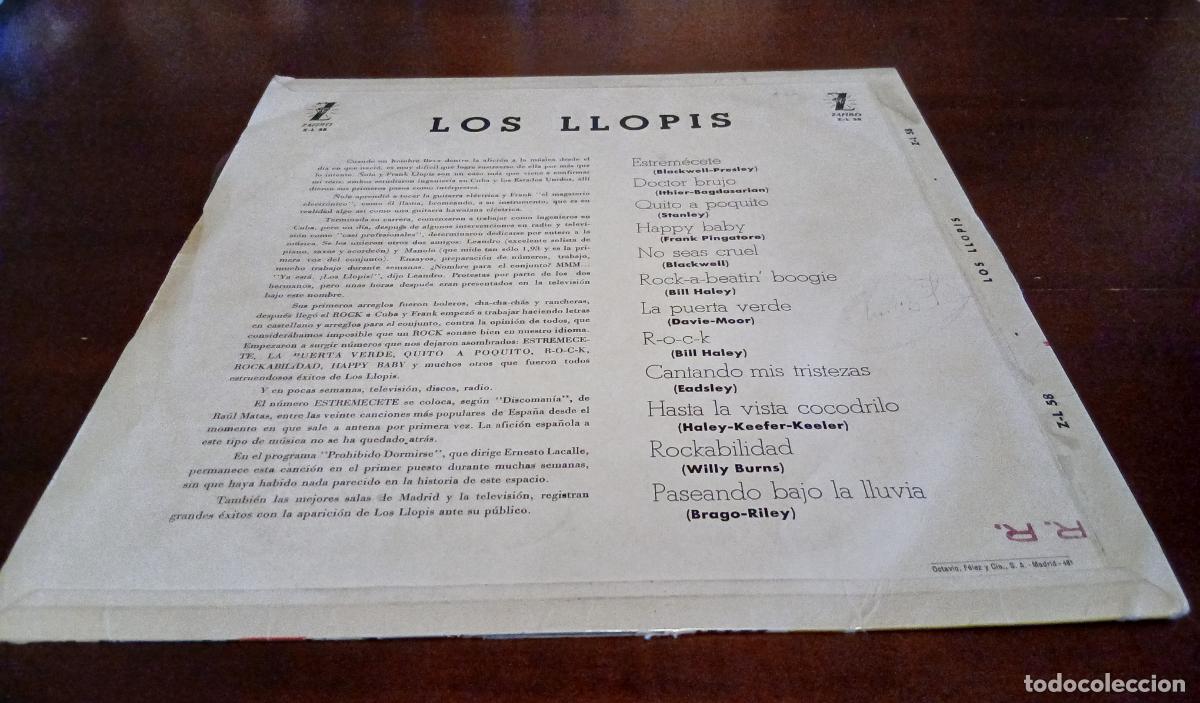 Discos de vinilo: LOS LLOPIS - LP - 1961 - ZAFIRO - Foto 2