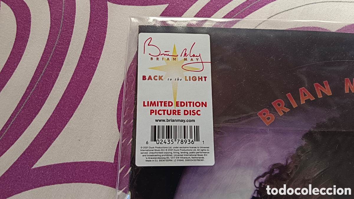Discos de vinilo: Brian May &ndash; Back To The Light Picture Disc - Foto 3