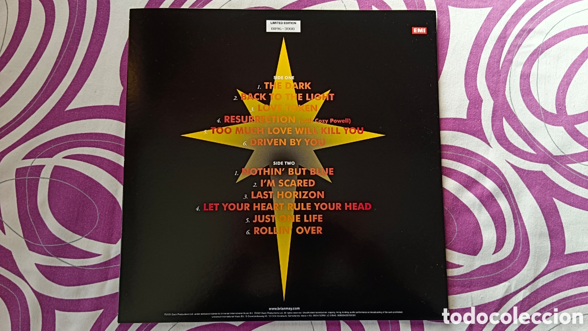 Discos de vinilo: Brian May &ndash; Back To The Light Picture Disc - Foto 9