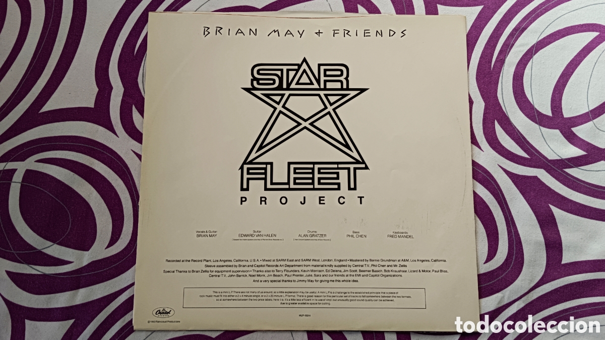 Discos de vinilo: Brian May + Friends &ndash; Star Fleet Project US - Foto 5