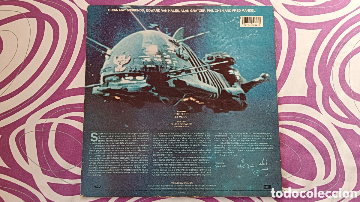 Discos de vinilo: Brian May + Friends &ndash; Star Fleet Project US - Foto 7
