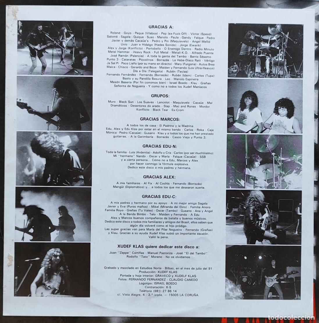 Discos de vinilo: XUDEF KLAS - EUTANASIA - LP - Foto 4