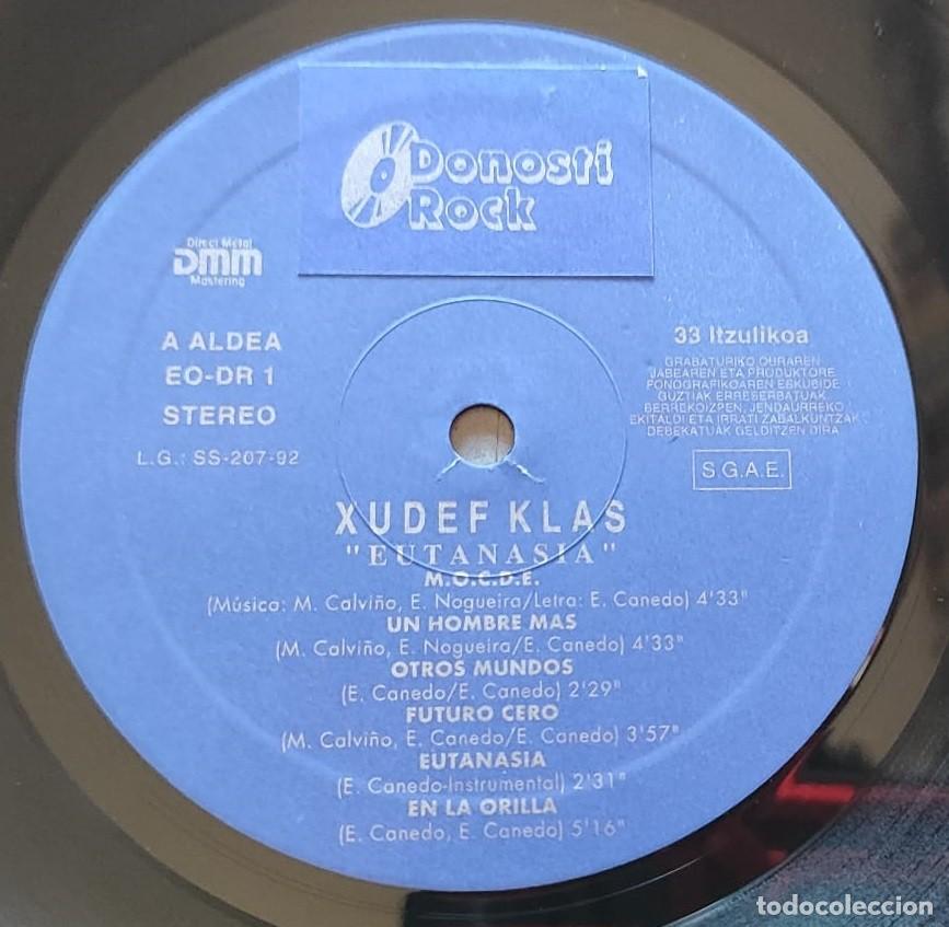 Discos de vinilo: XUDEF KLAS - EUTANASIA - LP - Foto 5