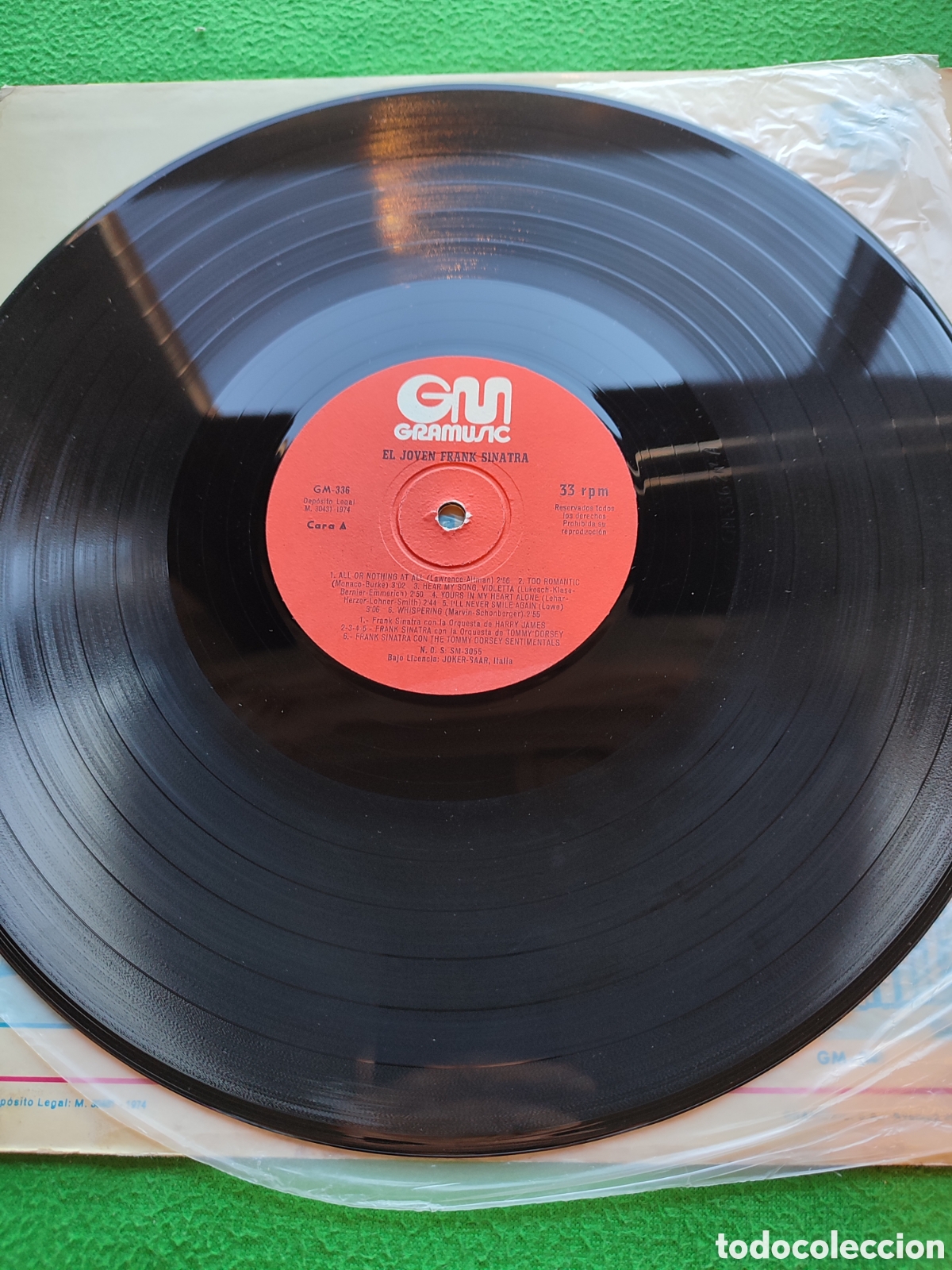 Discos de vinilo: Frank Sinatra - El joven Frank Sinatra - Foto 3