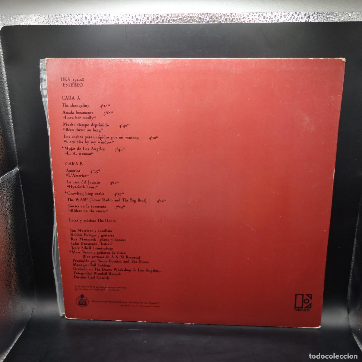 Discos de vinilo: THE DOORS - L. A. WOMAN - Foto 2