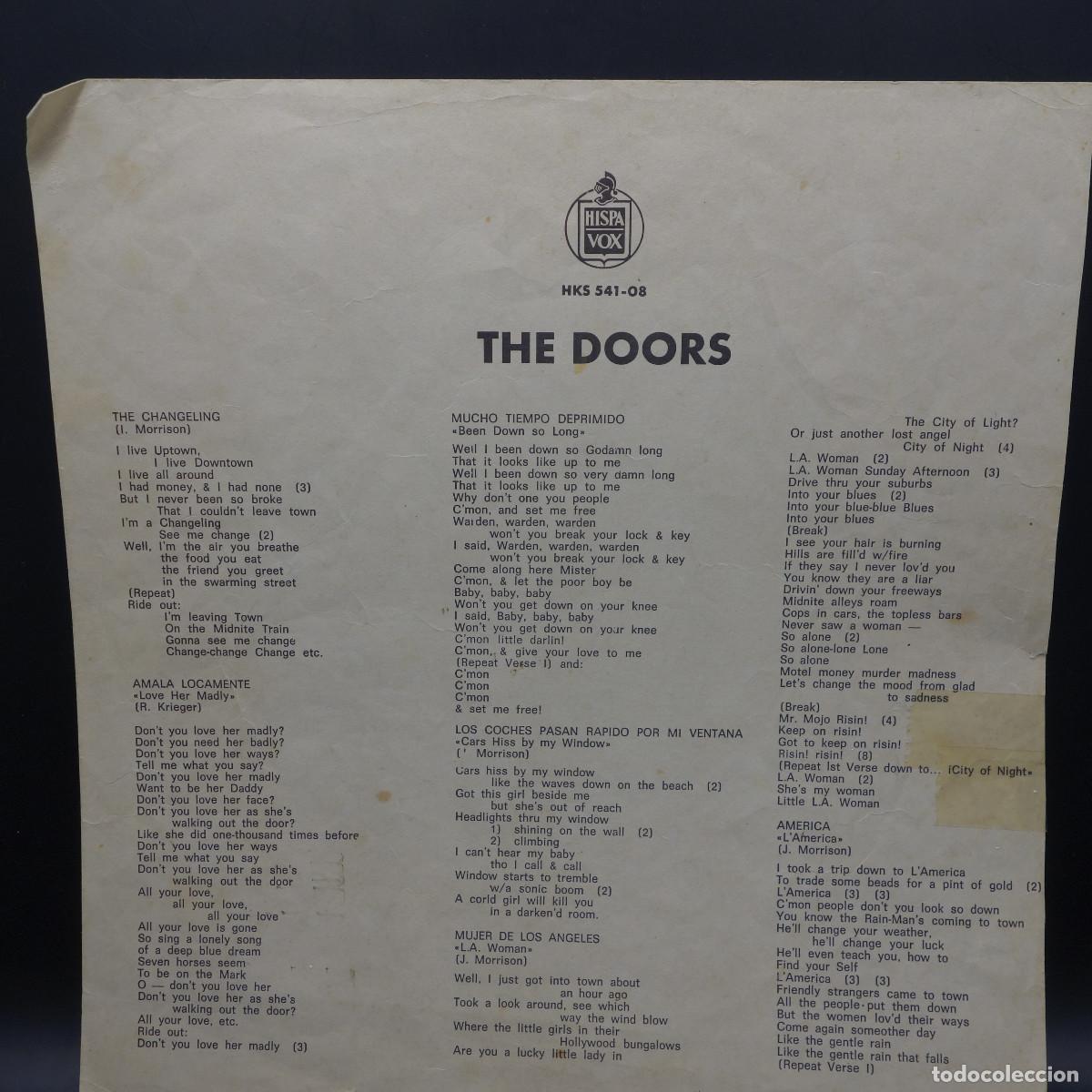 Discos de vinilo: THE DOORS - L. A. WOMAN - Foto 3