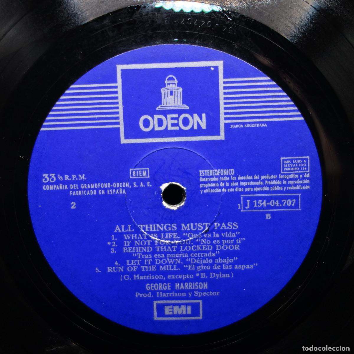 Discos de vinilo: GEORGE HARRISON - ALL THINGS MUST PASS - Foto 13