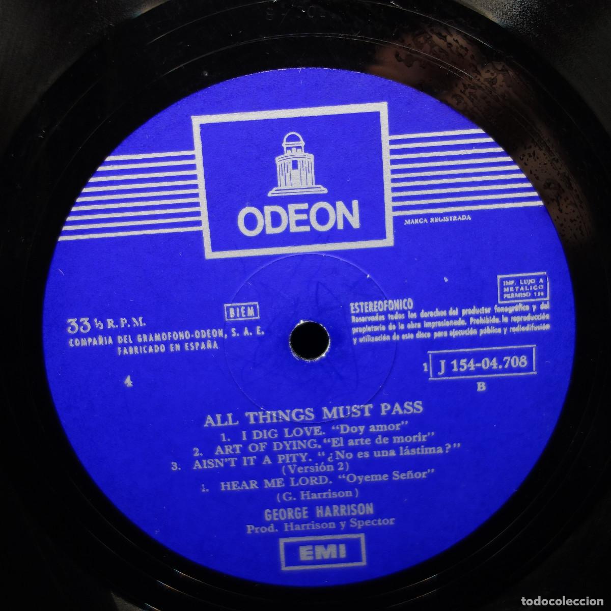 Discos de vinilo: GEORGE HARRISON - ALL THINGS MUST PASS - Foto 17