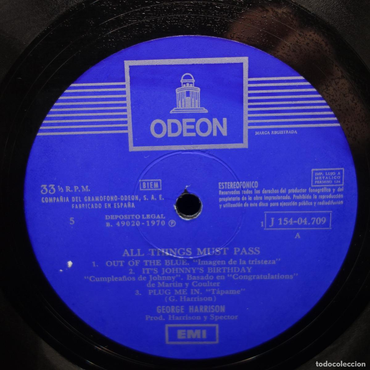 Discos de vinilo: GEORGE HARRISON - ALL THINGS MUST PASS - Foto 23