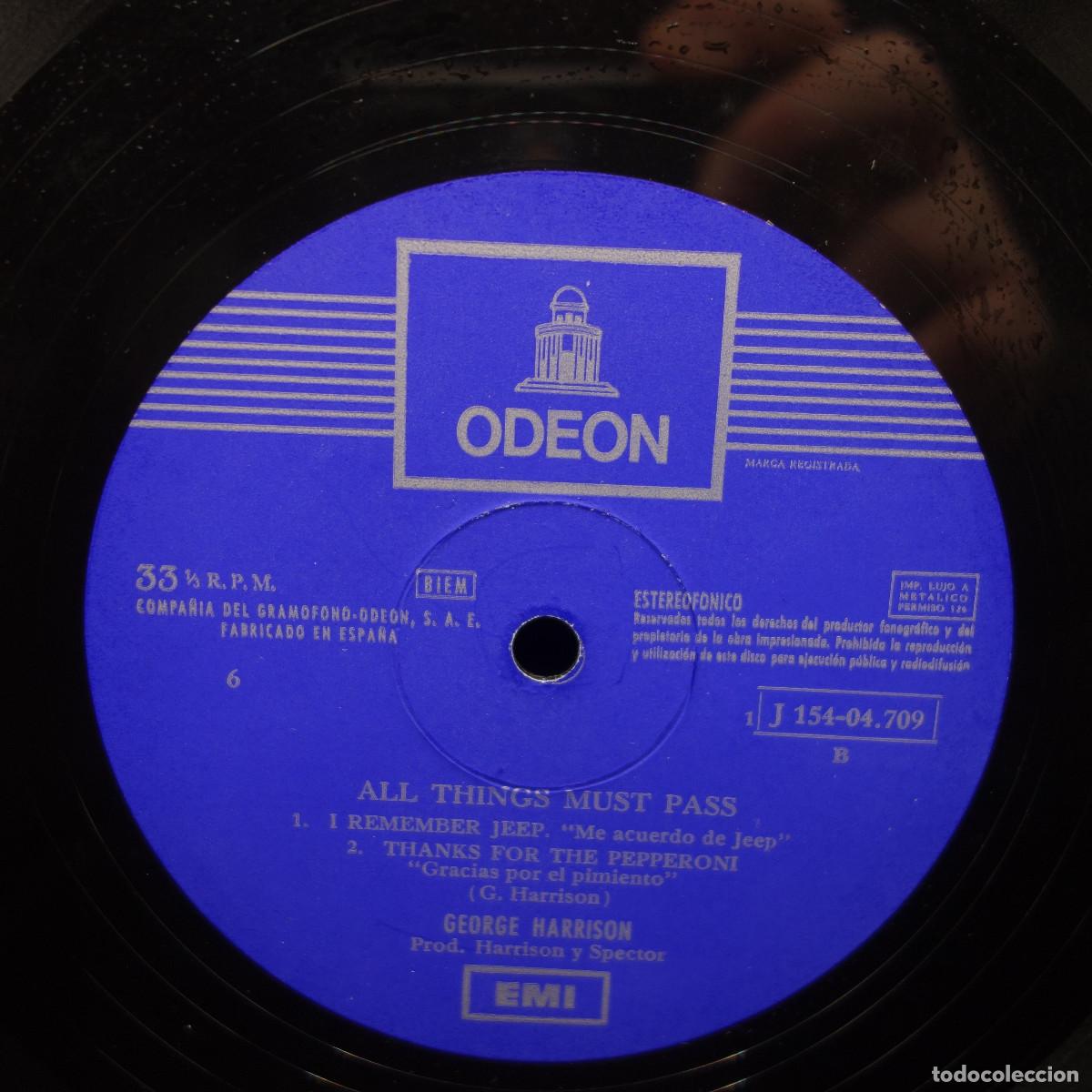 Discos de vinilo: GEORGE HARRISON - ALL THINGS MUST PASS - Foto 25