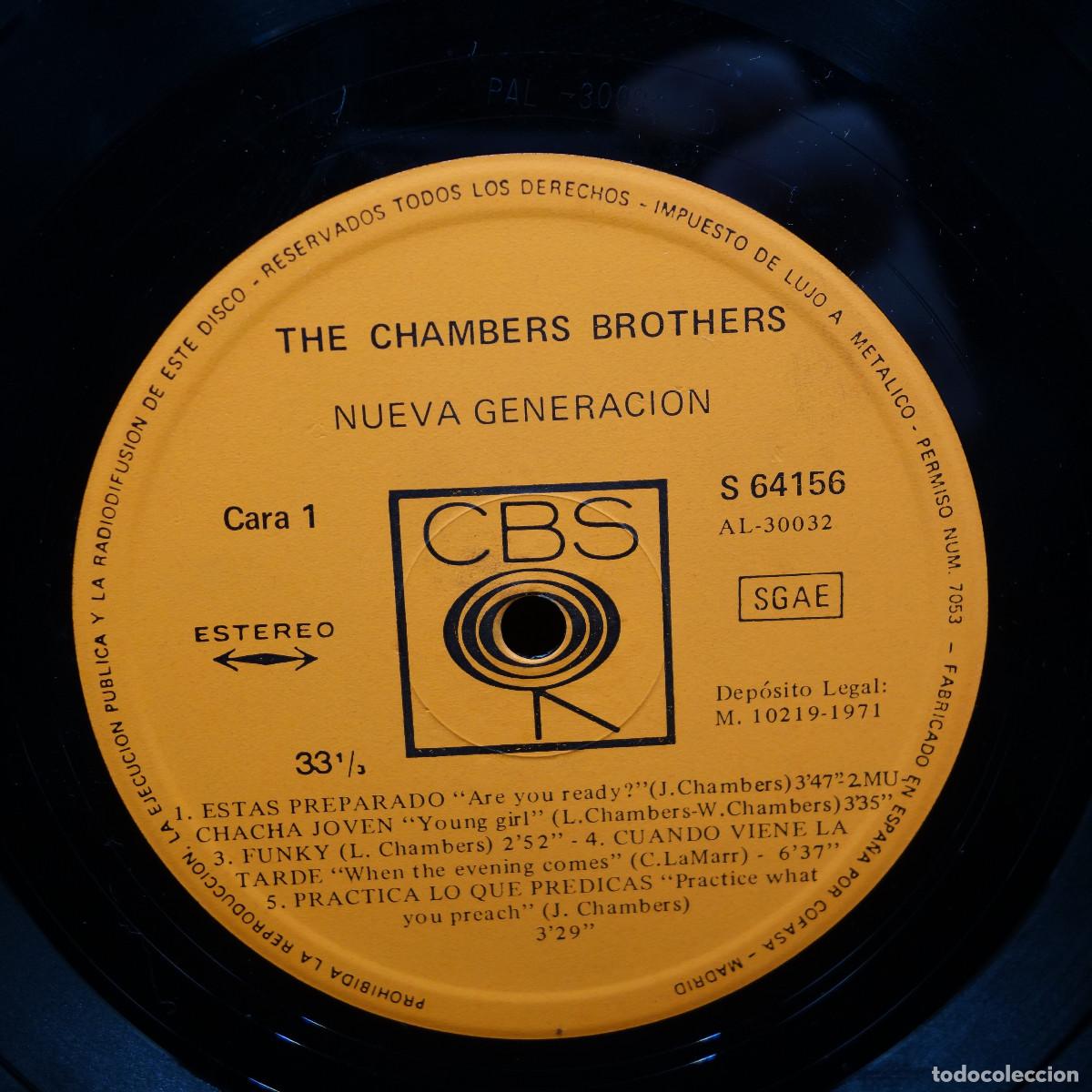 Discos de vinilo: THE CHAMBERS BROTHERS - NEW GENERATION - Foto 5
