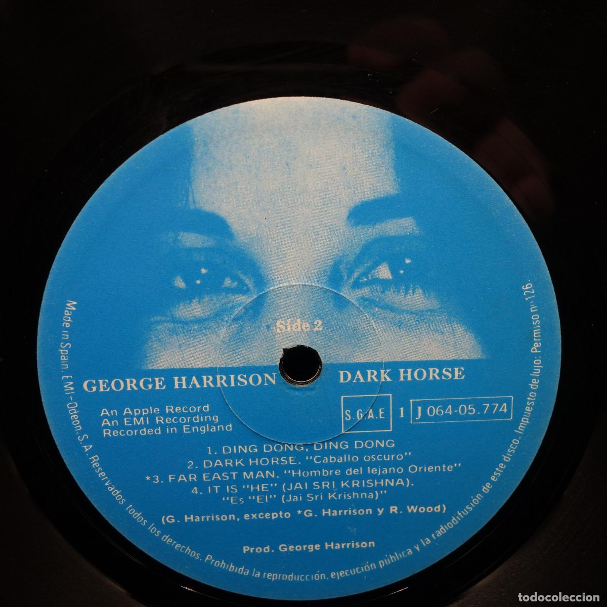 Discos de vinilo: GEORGE HARRISON - DARK HORSE - Foto 16