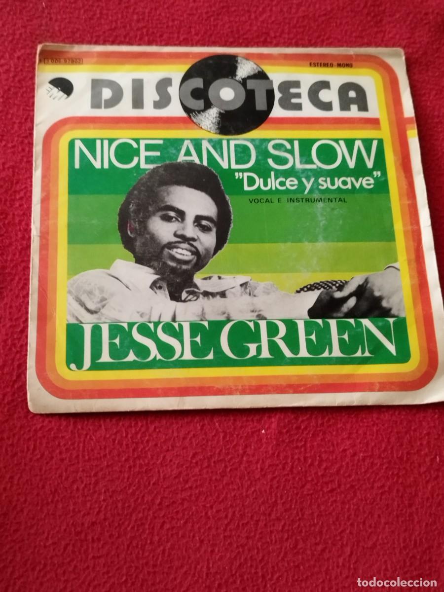 Discos de vinilo: Jesse Green, nice and slow. Single 7&rdquo;. Disco. - Foto 1