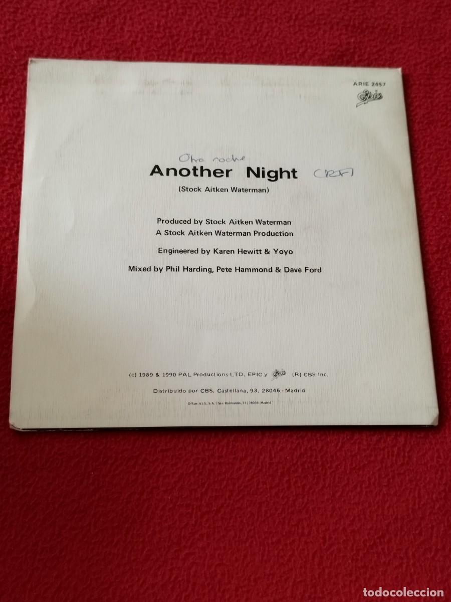 Discos de vinilo: Jason Donovan &ndash; Another Night. Single 7&rdquo;. - Foto 2