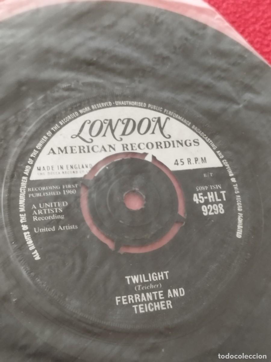 Discos de vinilo: Ferrante And Teicher* &ndash; Theme From &rdquo;Exodus&rdquo; / Twilight. Single 7&rdquo;. - Foto 3
