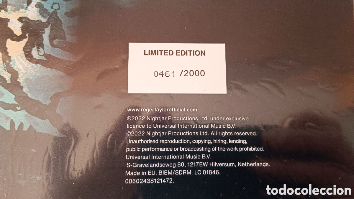 Discos de vinilo: Roger Taylor &ndash; Outsider Picture Disc - Foto 3