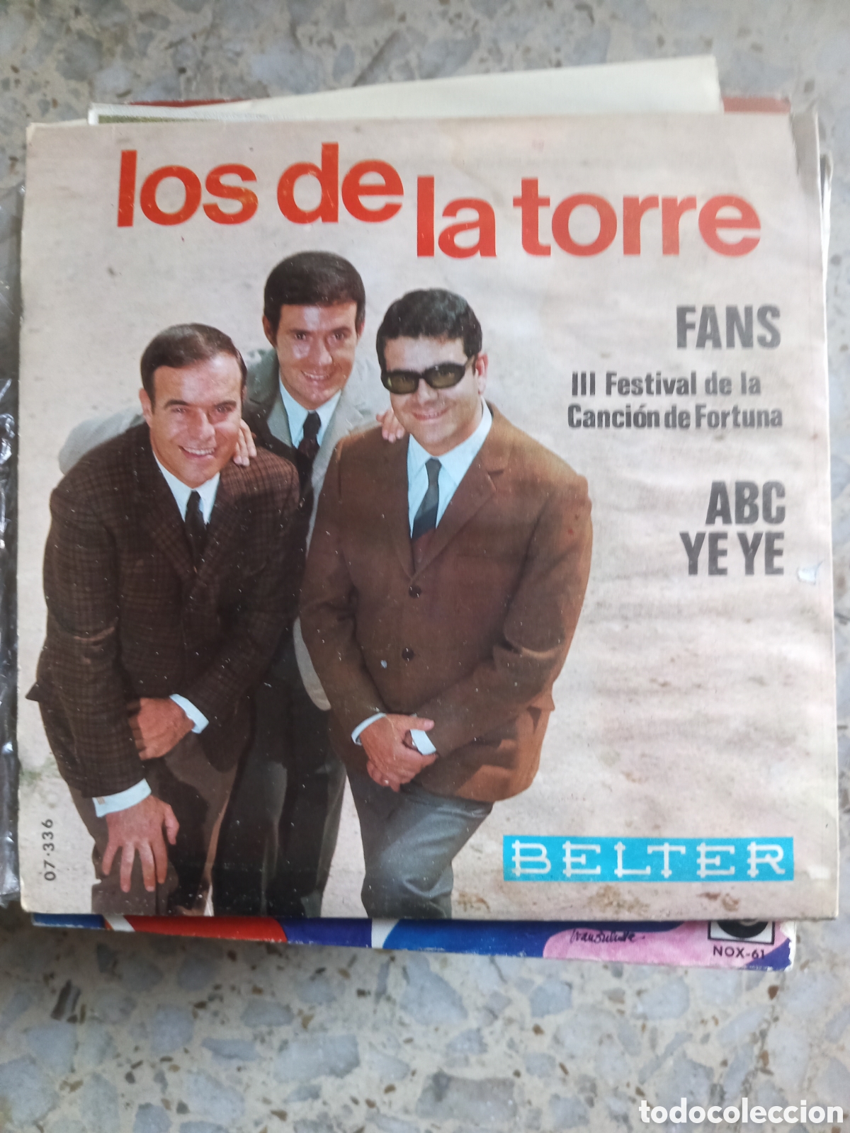 Discos de vinilo: SGL LOS DE LA TORRE FANS ABC YEYE 1966 - Foto 2