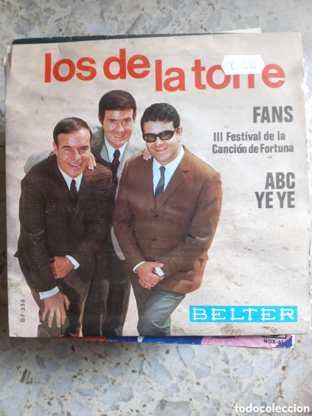 Discos de vinilo: SGL LOS DE LA TORRE FANS ABC YEYE 1966 - Foto 1