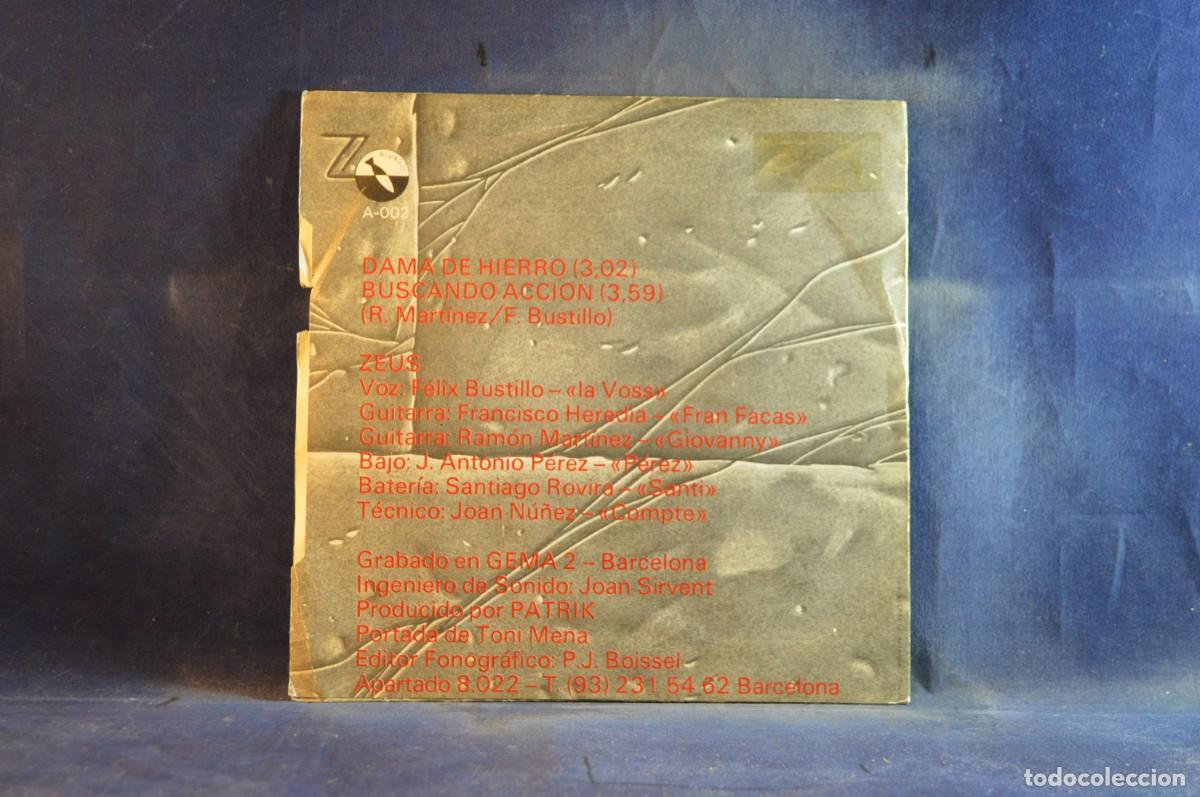 Discos de vinilo: ZEUS - SINGLE ......... - Foto 2