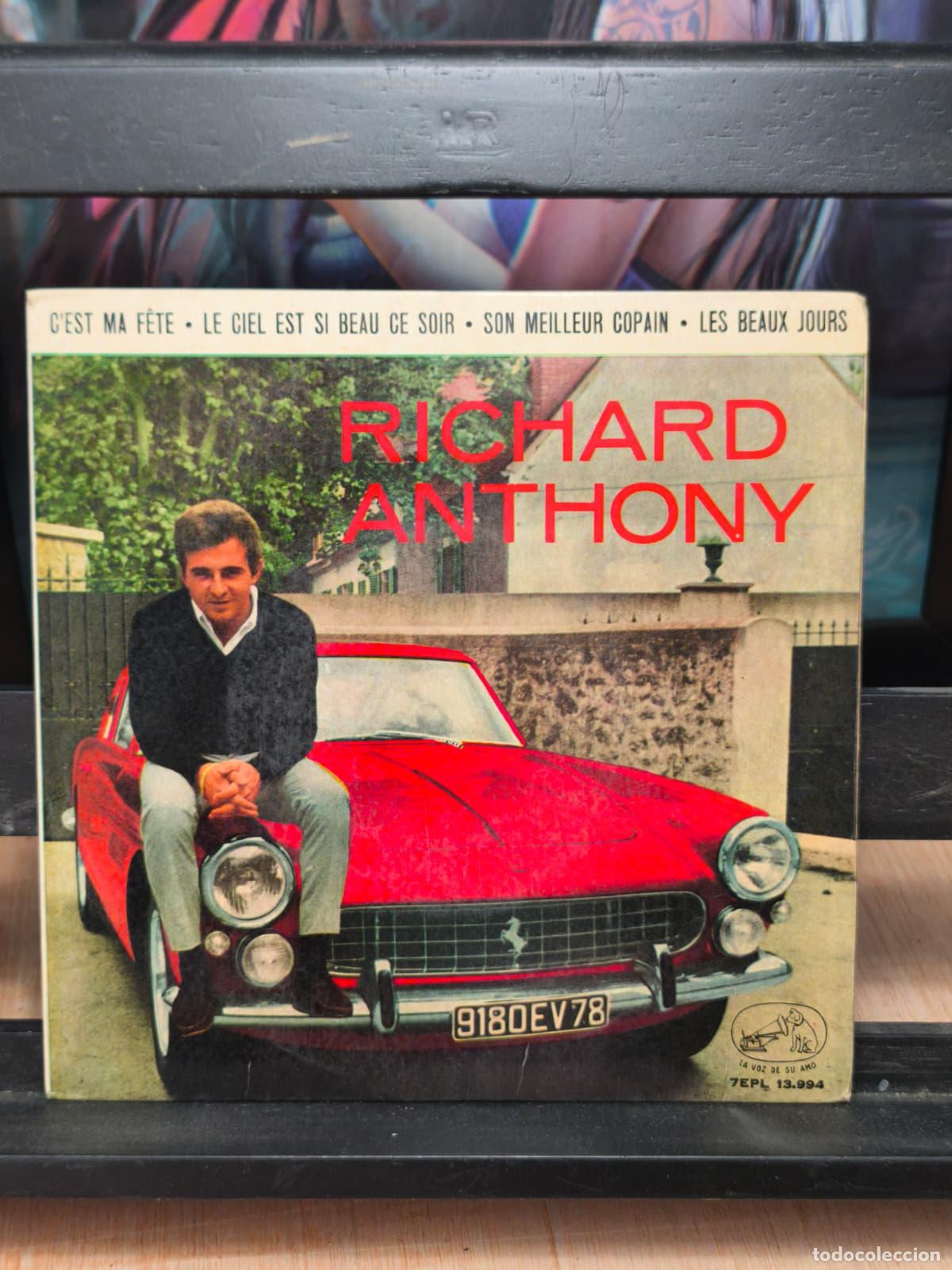 Discos de vinilo: SINGLE - RICHARD ANTHONY - C&acute;EST MA FETE - Foto 1