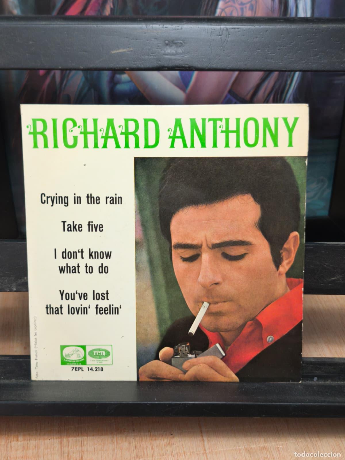 Discos de vinilo: SINGLE - RICHARD ANTHONY - CRYING IN THE RAIN - Foto 1