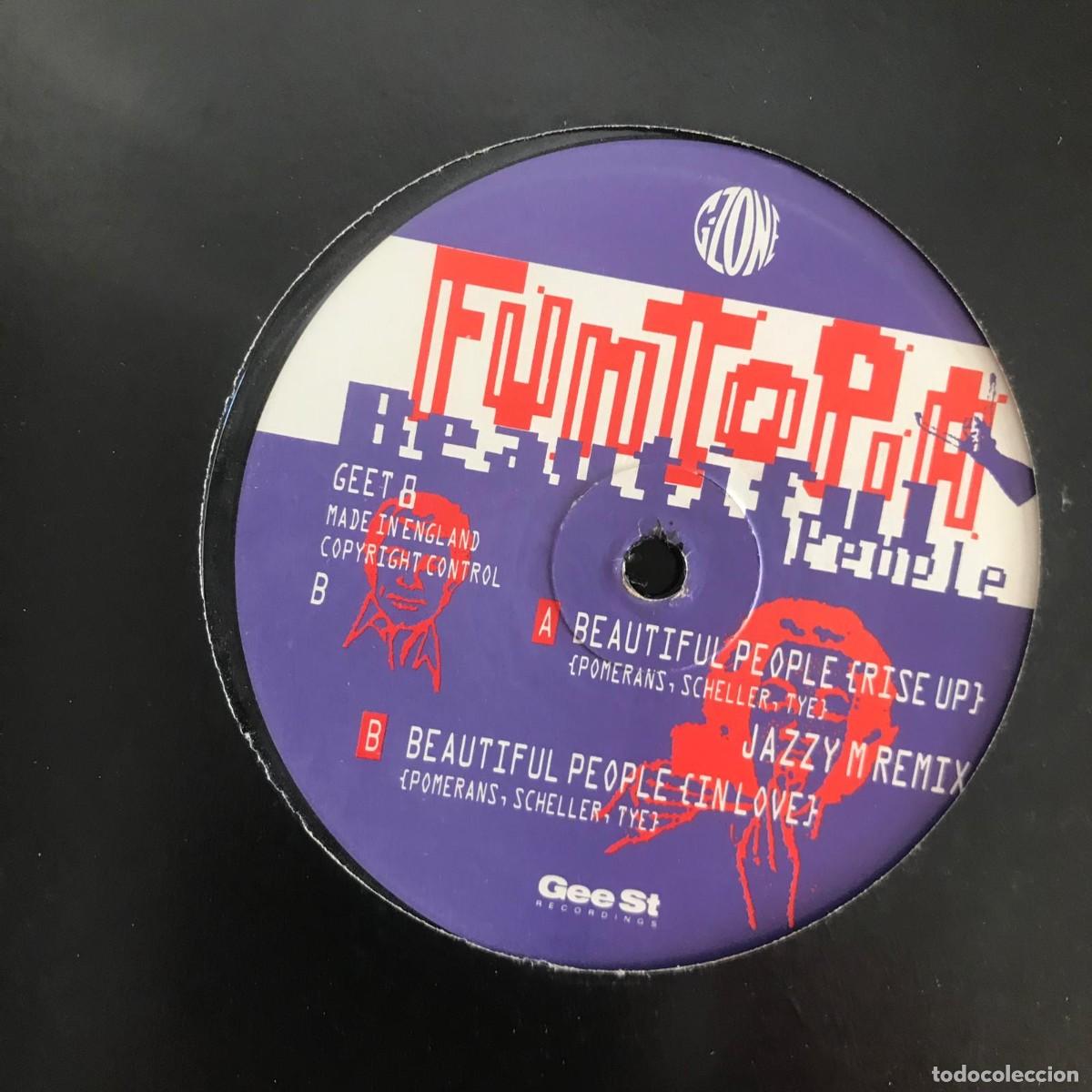 Discos de vinilo: FUNTOPIA - BEAUTIFUL PEOPLE - 12&rdquo; MAXISINGLE G-ZONE 1988 - Foto 1