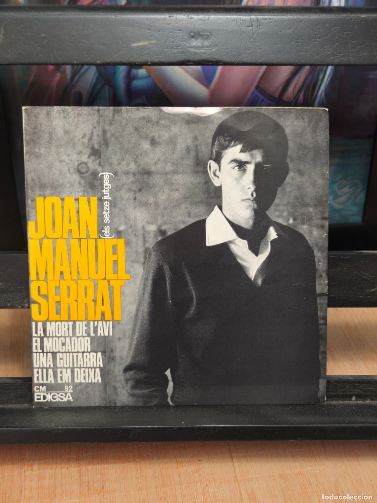 Discos de vinilo: SINGLE - JOAN MANUEL SERRAT - LA MORT DE L&acute;AVI - Foto 1