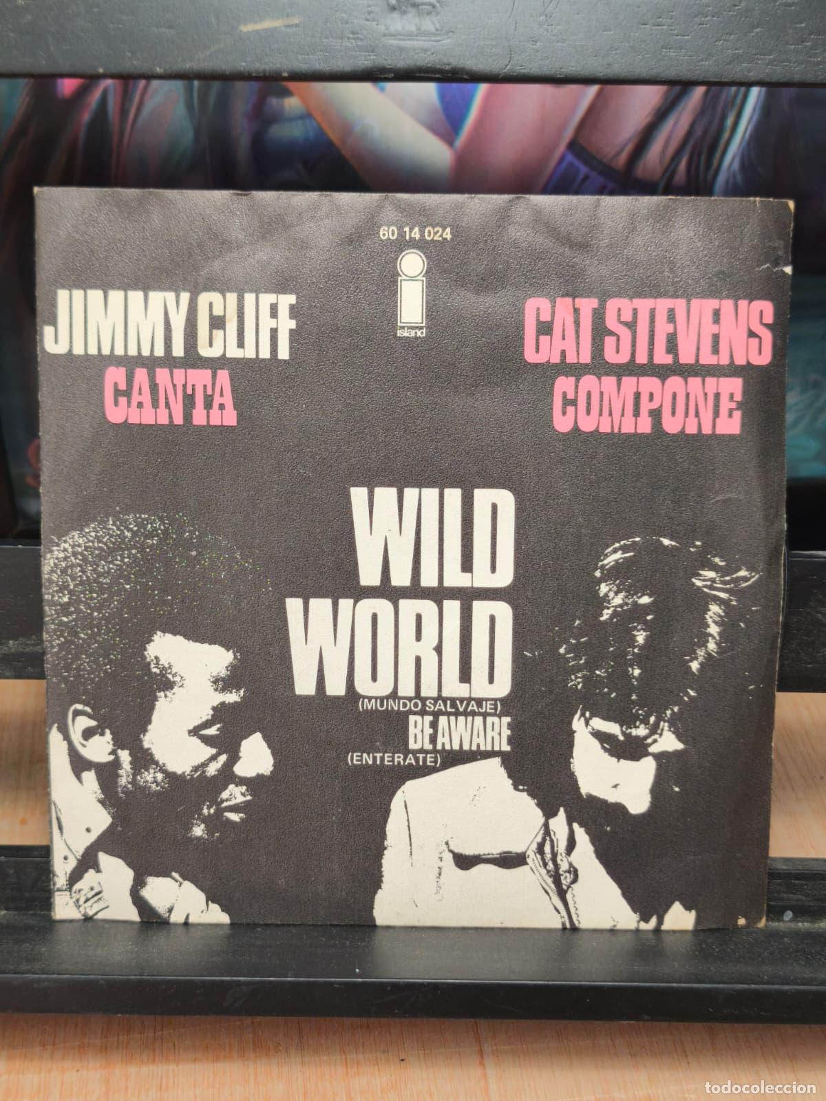 Discos de vinilo: SINGLE - CLIFF / ESTEVENS - WILD WORLD - Foto 1