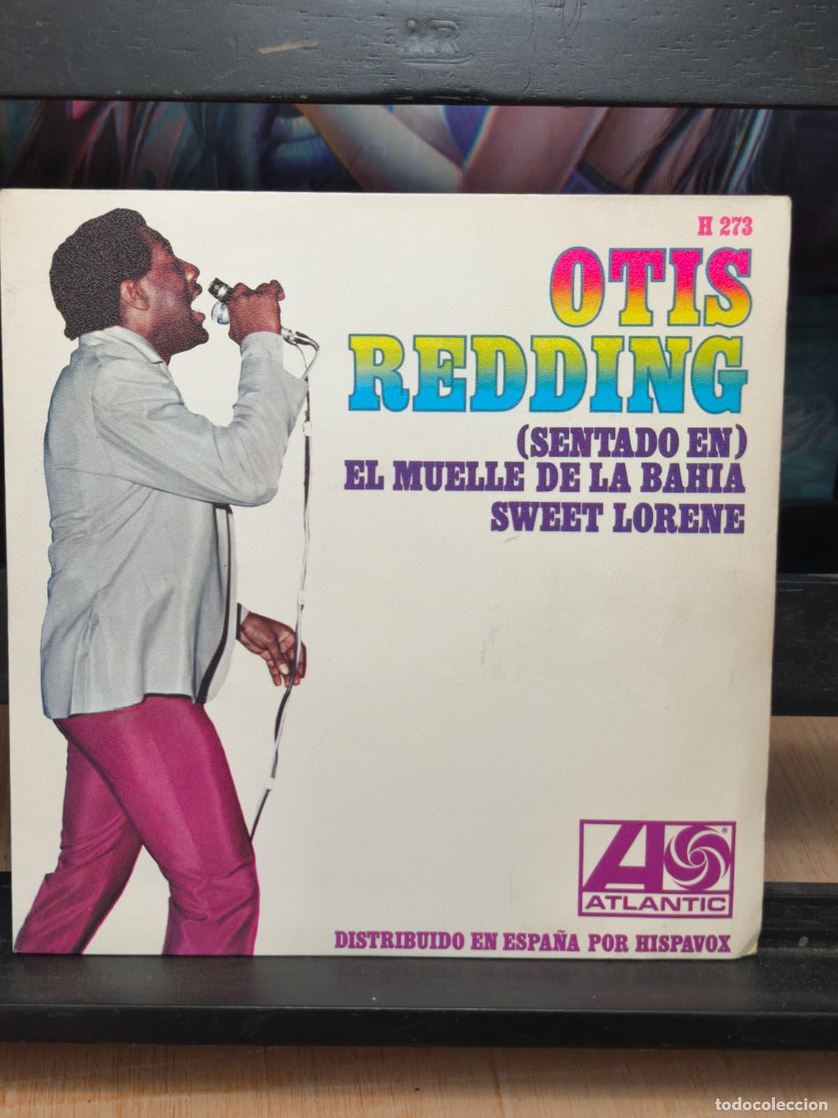 Discos de vinilo: SINGLE - OTIS REDDING - SENTADO EN EL MUELLE DE LA BAHIA - Foto 1