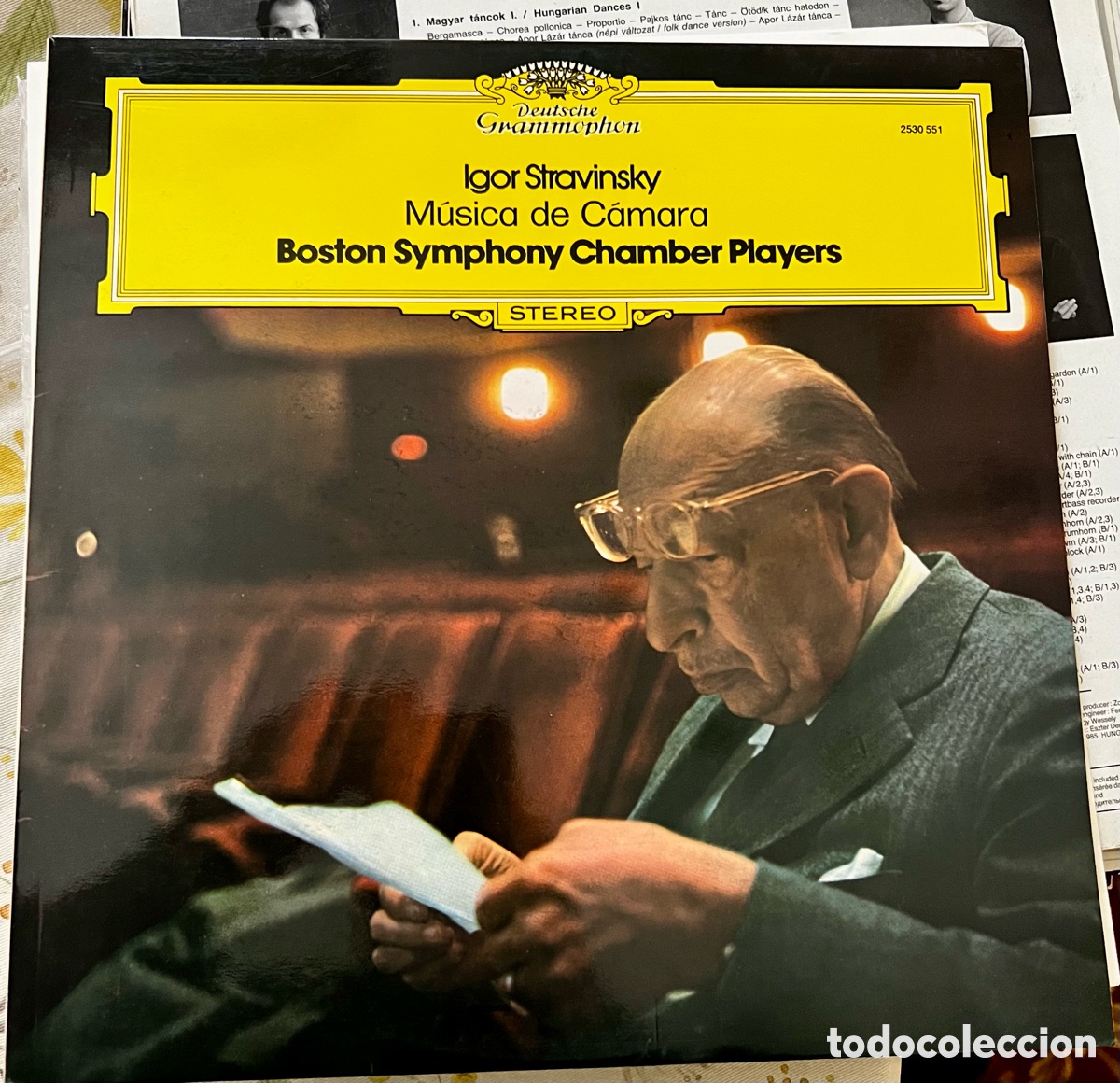 Discos de vinilo: Stravinsky, m&uacute;sica de c&aacute;mara - Foto 1