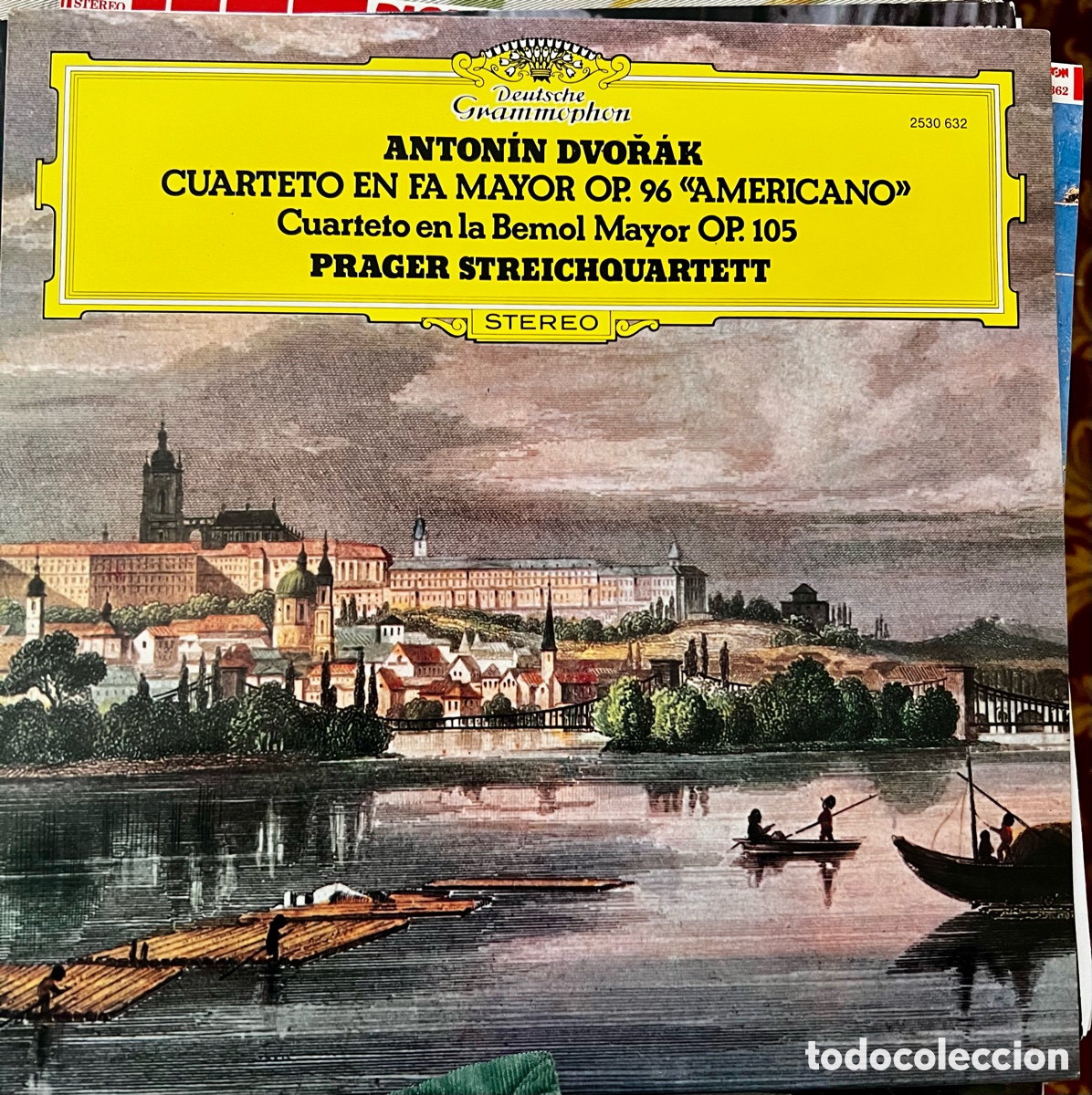 Discos de vinilo: Dvorak, Cuarteto &ldquo;Americano&rdquo; y Op105, cuarteto de Praga - Foto 1