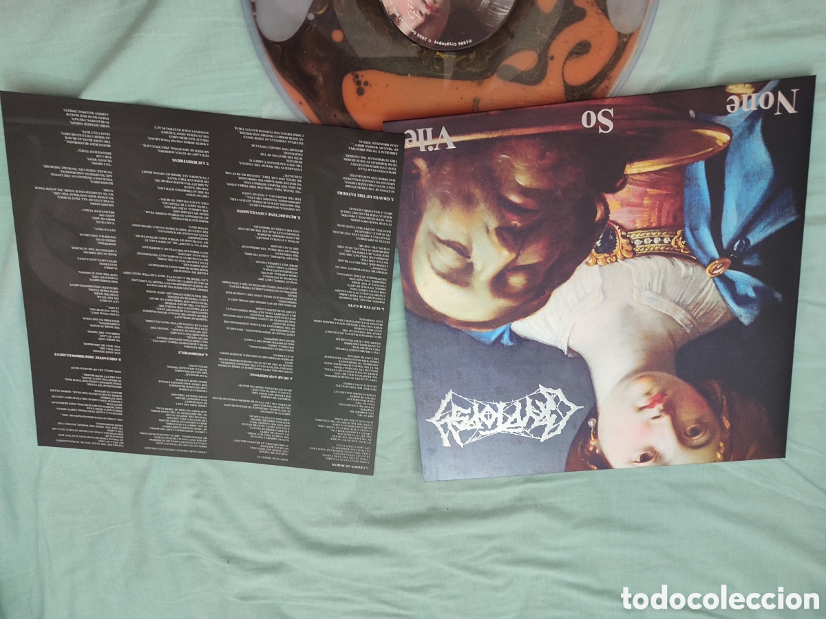 Discos de vinilo: Cryptopsy no so vile lp vinilo liquido.... cannibal corpse catte decapitation - Foto 5