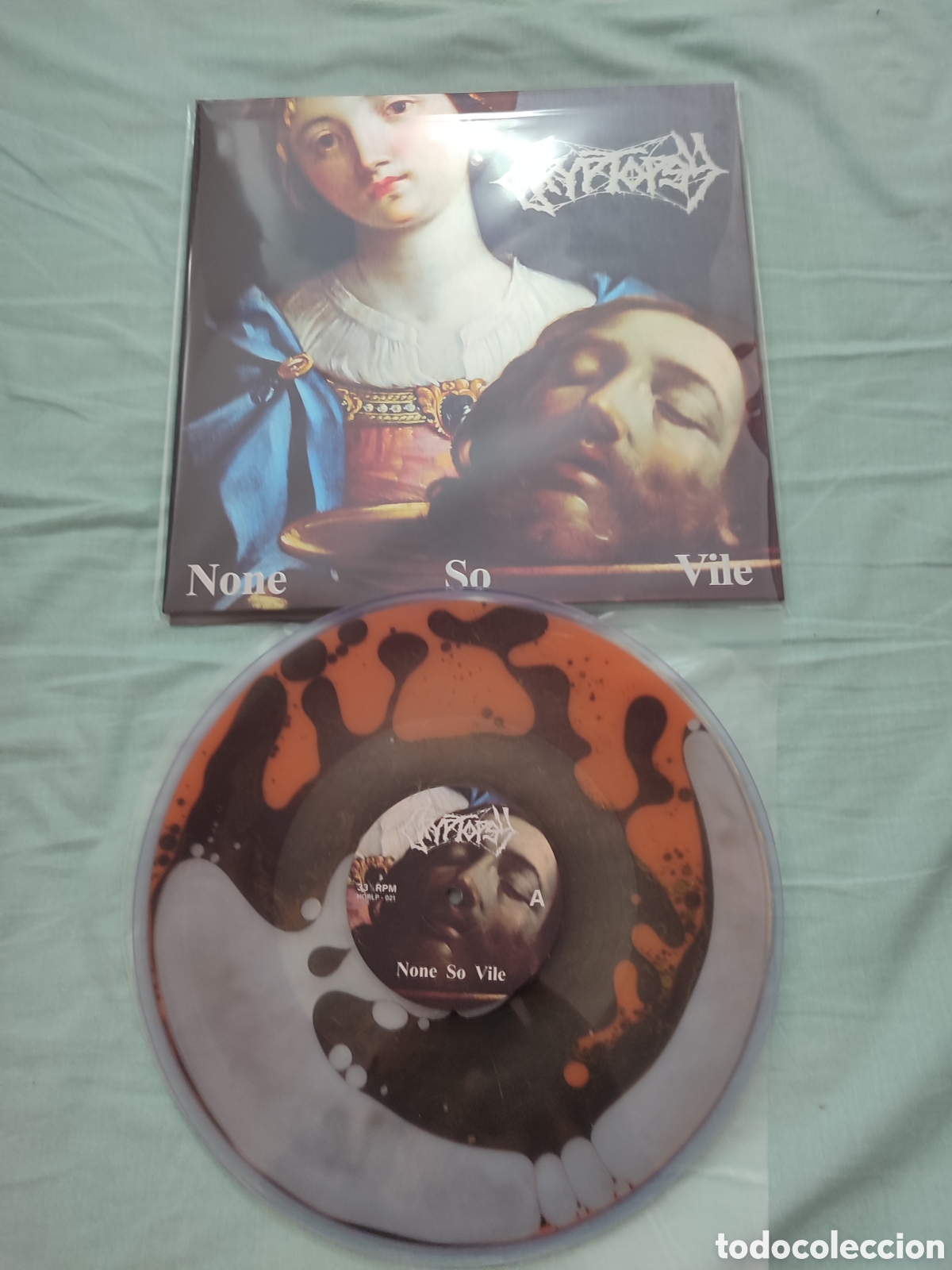 Discos de vinilo: Cryptopsy no so vile lp vinilo liquido.... cannibal corpse catte decapitation - Foto 1