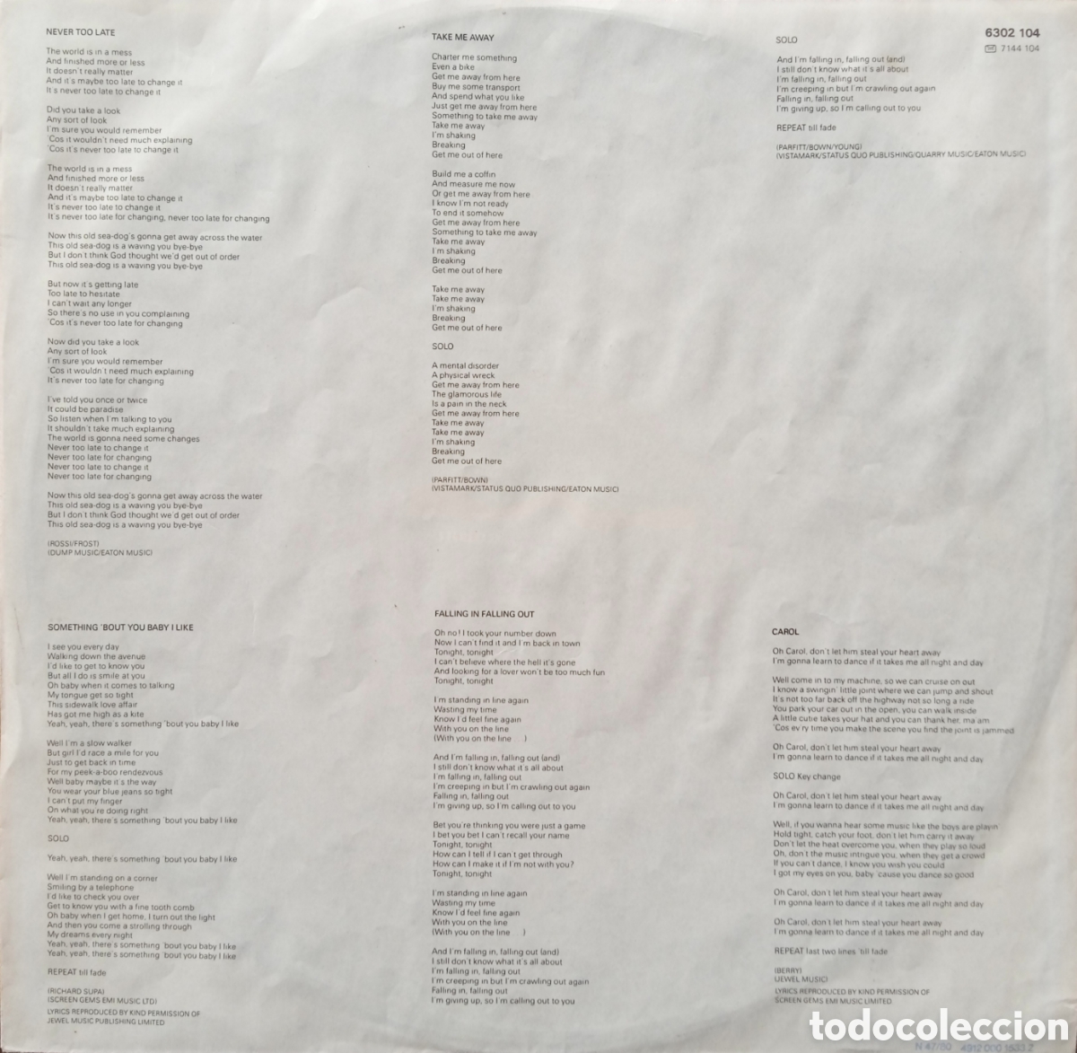 Discos de vinilo: Disco de vinilo Status Quo - Foto 4