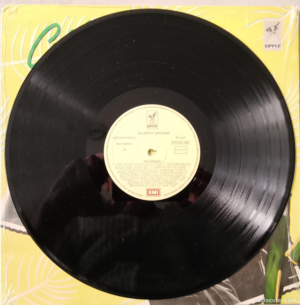 Discos de vinilo: Gilbert Becaud en Espa&ntilde;ol. Vinilo LP 12&rdquo;. - Foto 3